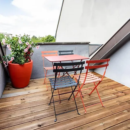 Le Balcon Fleuri Centre Robertsau Tram Jardiniers Appartamento Strasburgo